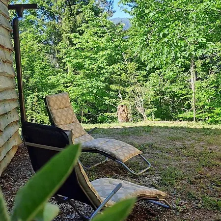 Chalet Vegetarian Forest Escape - Hiska Na Soncu Gorenja Trebusa